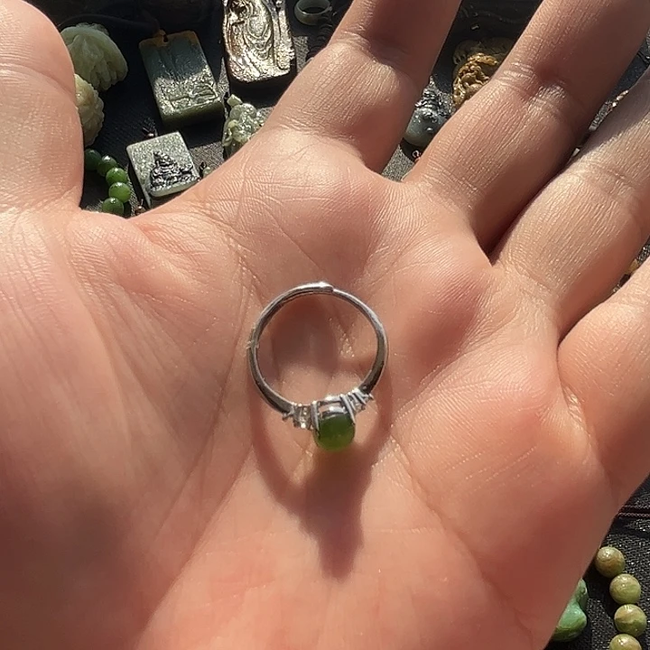 和田玉（糖玉）未镶嵌戒指