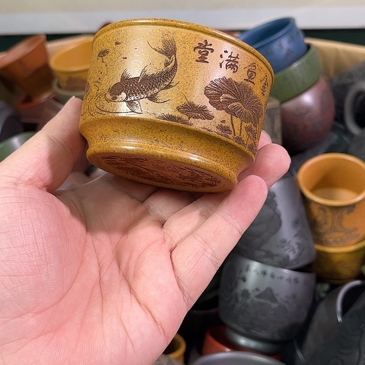 茶杯紫砂全手工紫砂主人杯