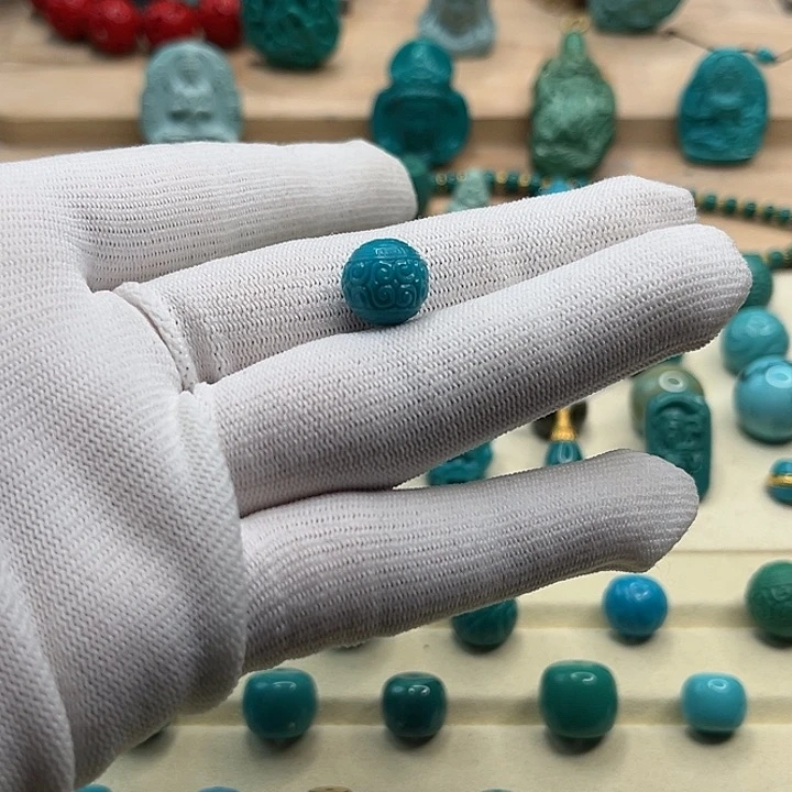 绿松石绿松石未镶嵌亮***王