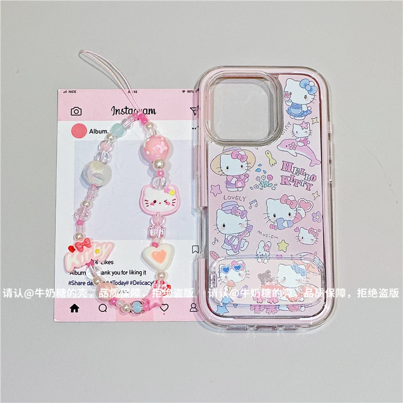 炫彩镜面适用苹果16/iPhone/华为荣耀/OPPO/小米手机壳pura70爆款