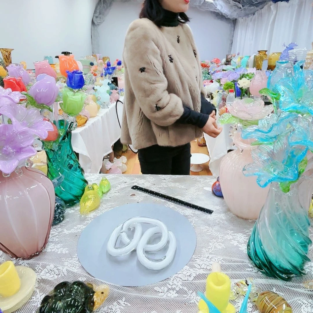 福利不退不换琉璃花瓶艺术品