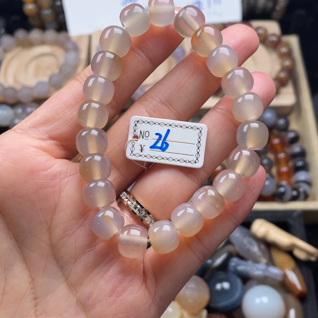 玛瑙/玉髓未镶嵌手链