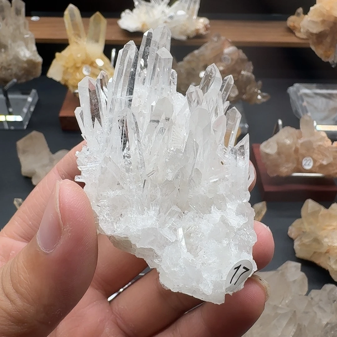 汉***客银S925镶嵌珠宝半成品水晶