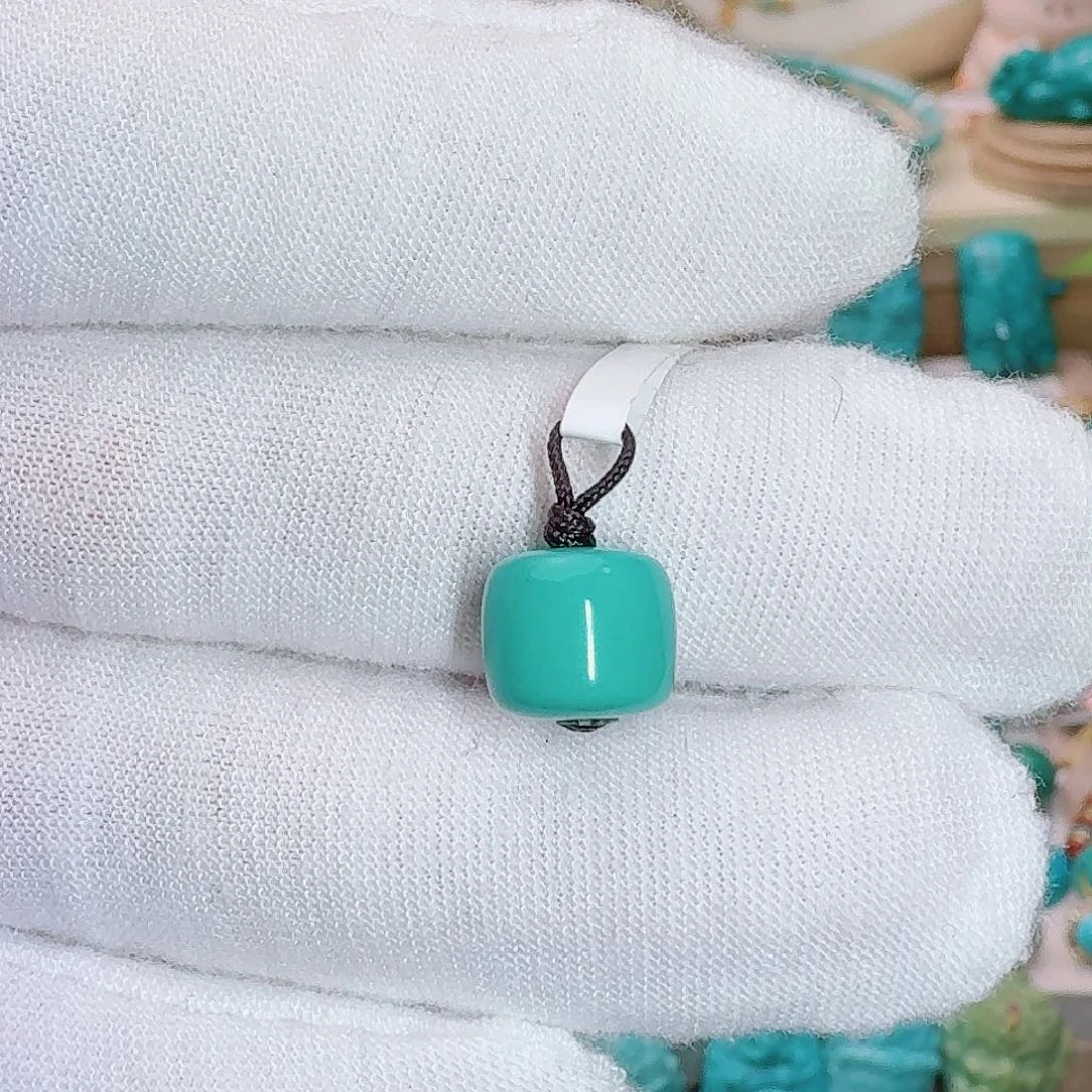 绿松石未镶嵌珠宝奇石直切隔珠9+