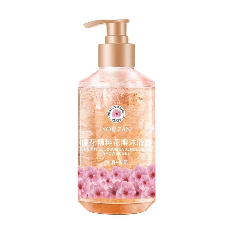 【正品】真实花瓣香氛沐浴露持久留香保湿清洁滋润大容量家庭装女