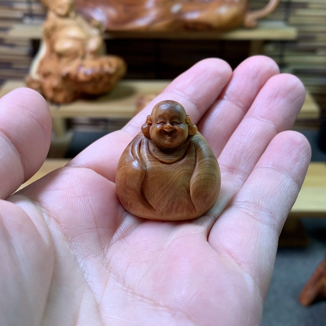 柏木（崖柏）崖柏精雕手把件
