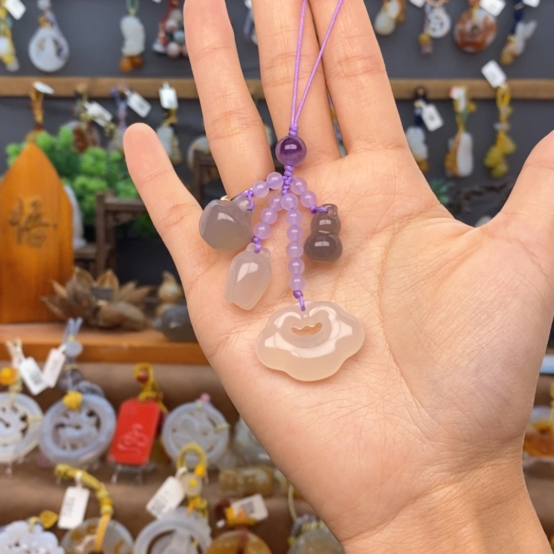 玛瑙/玉髓车挂未镶嵌6666666