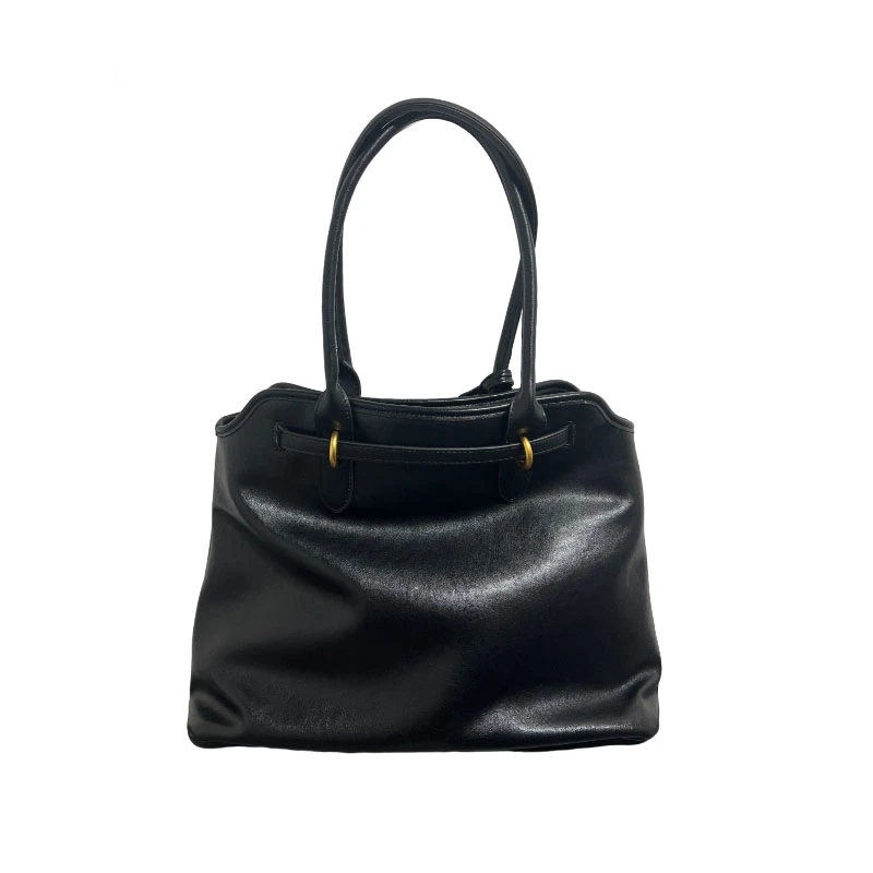 【娘娘专享】2025年新款轻奢百搭单肩斜挎包 1059-黑色 39*13*31cm