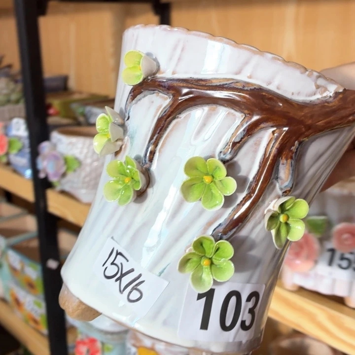 多肉花盆满15包邮