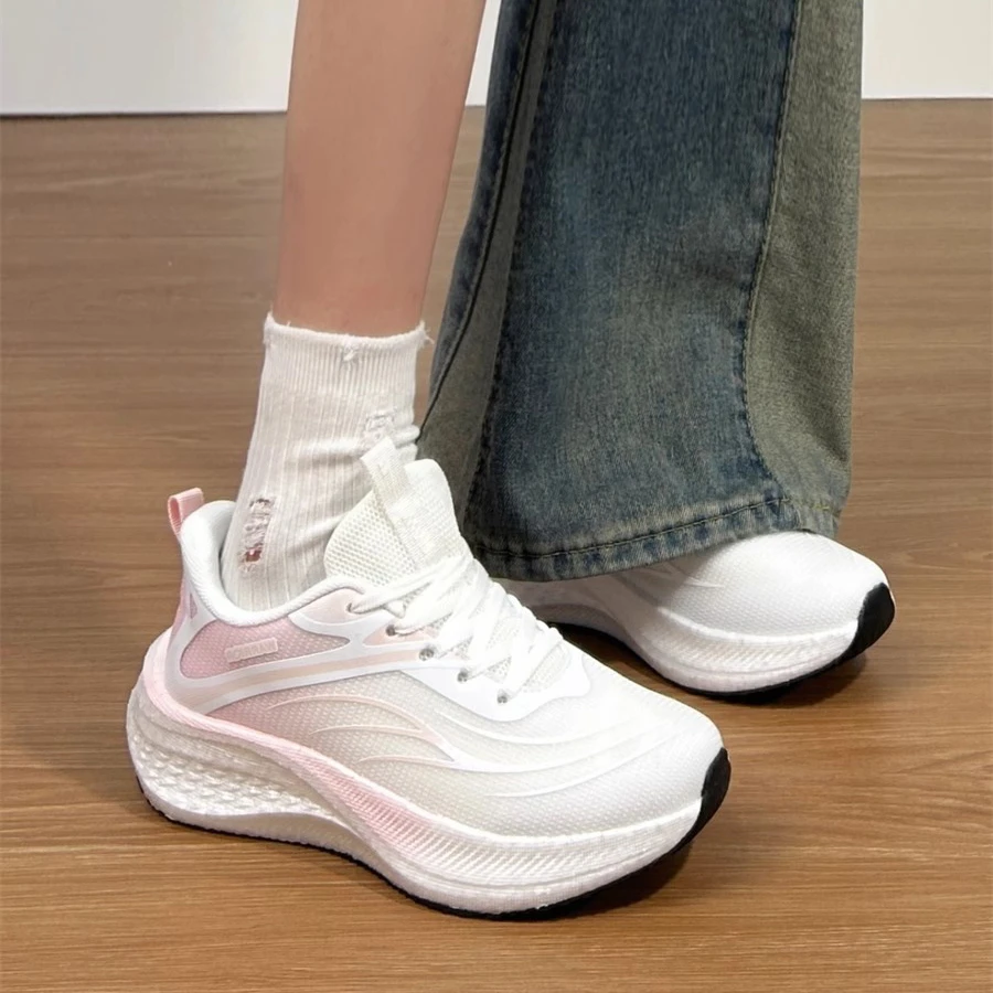 回力运动鞋女款春季2025新款百搭爆款透气网面轻便夏季小白鞋跑步