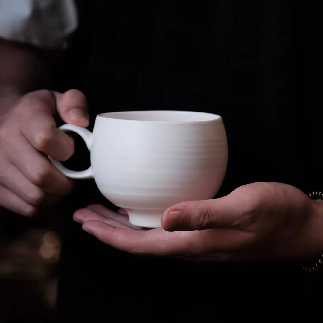 树见造物x半斋丨《高白釉咖啡杯》杯子