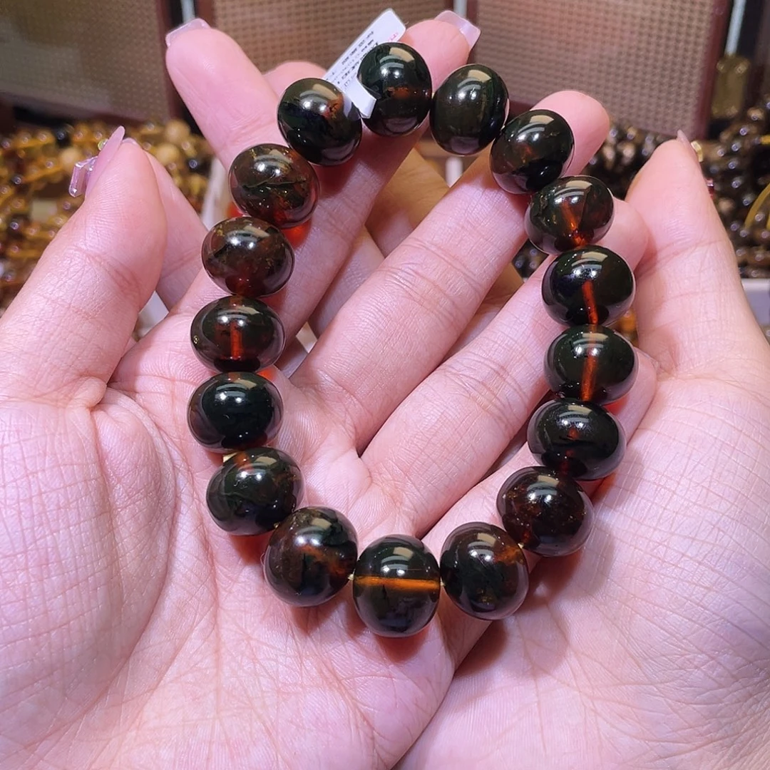 琥珀未镶嵌裸石抚顺琥珀15+血珀