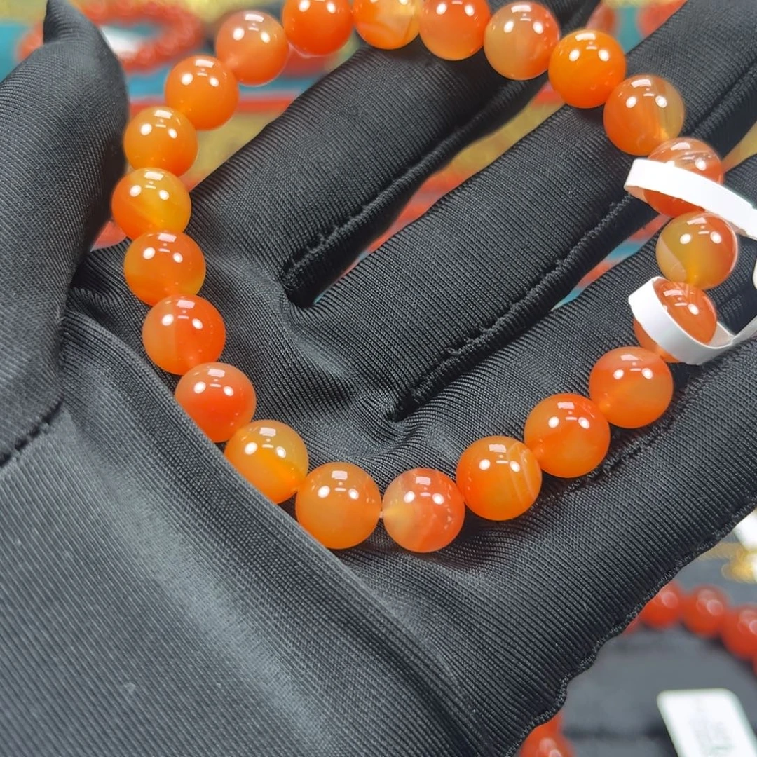 南红玛瑙未镶嵌手串