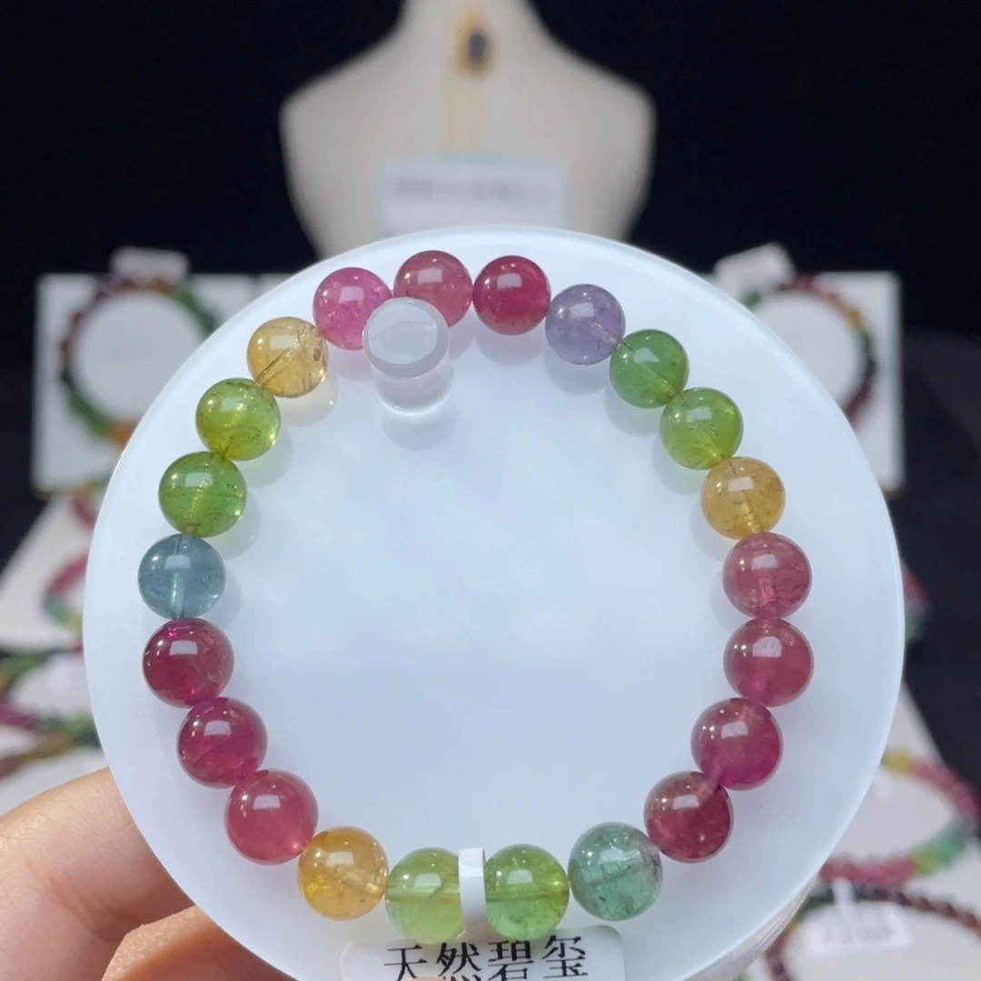 未镶嵌手串碧玺8.2mm±