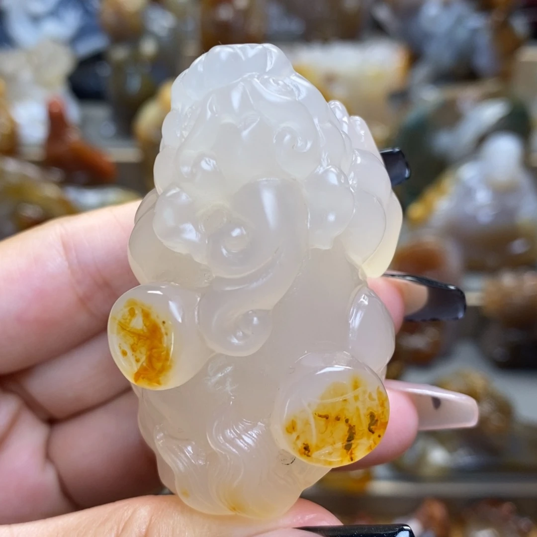 玛瑙/玉髓把件未镶嵌