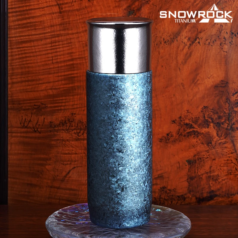 纯钛450ml新款冰花磁吸盖保温杯