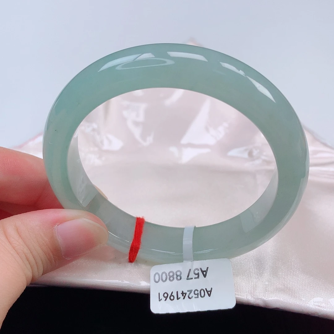 未镶嵌手镯翡翠57正圈