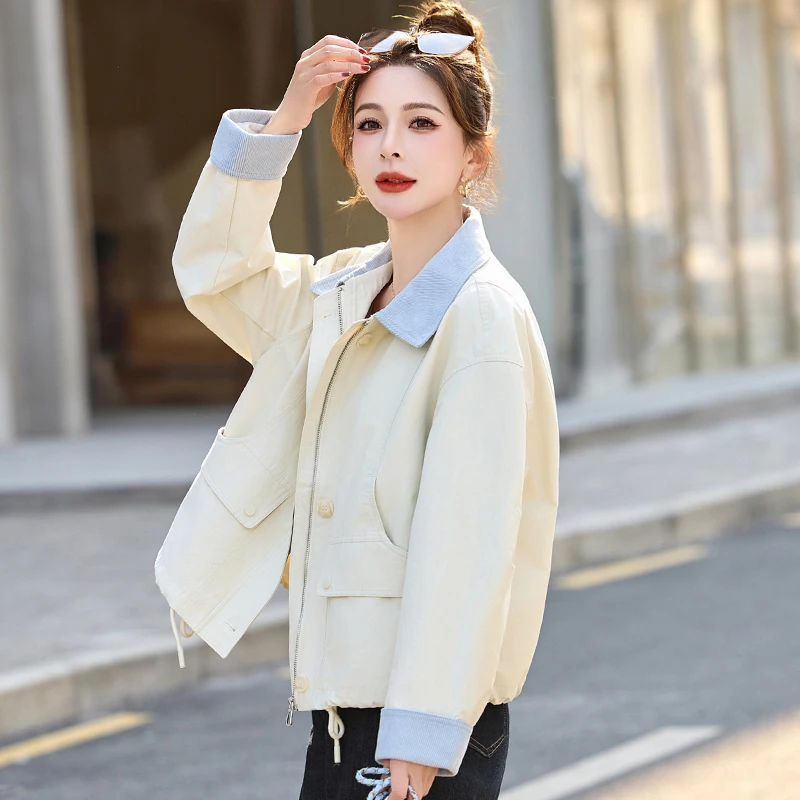 休闲时尚短外套2025春秋款新款爆款欧货甜美酷飒今年流行短款外套