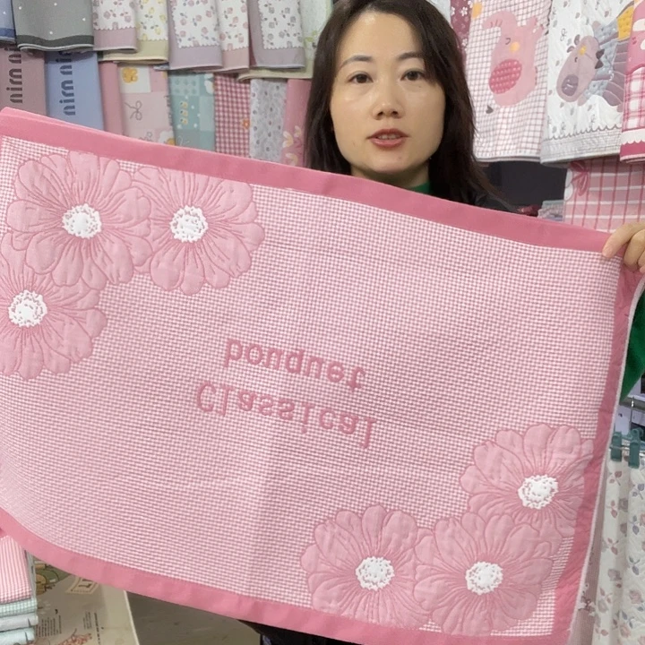 棉特价粉色花开富贵