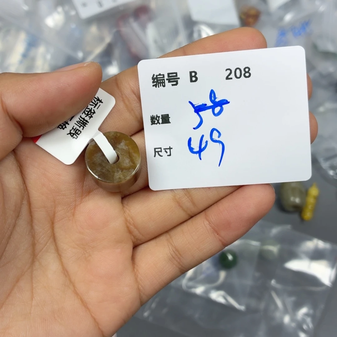 和田玉未镶嵌颈饰B208