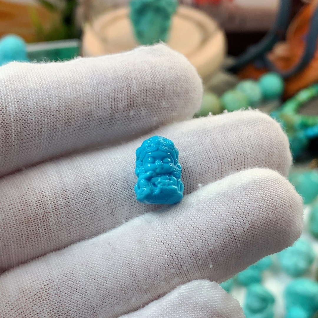 绿松石未镶嵌珠宝半成品