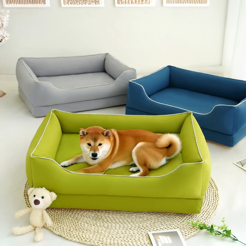 狗窝四季通用全可拆洗狗床小型犬比熊泰迪柴犬柯基睡垫狗垫子