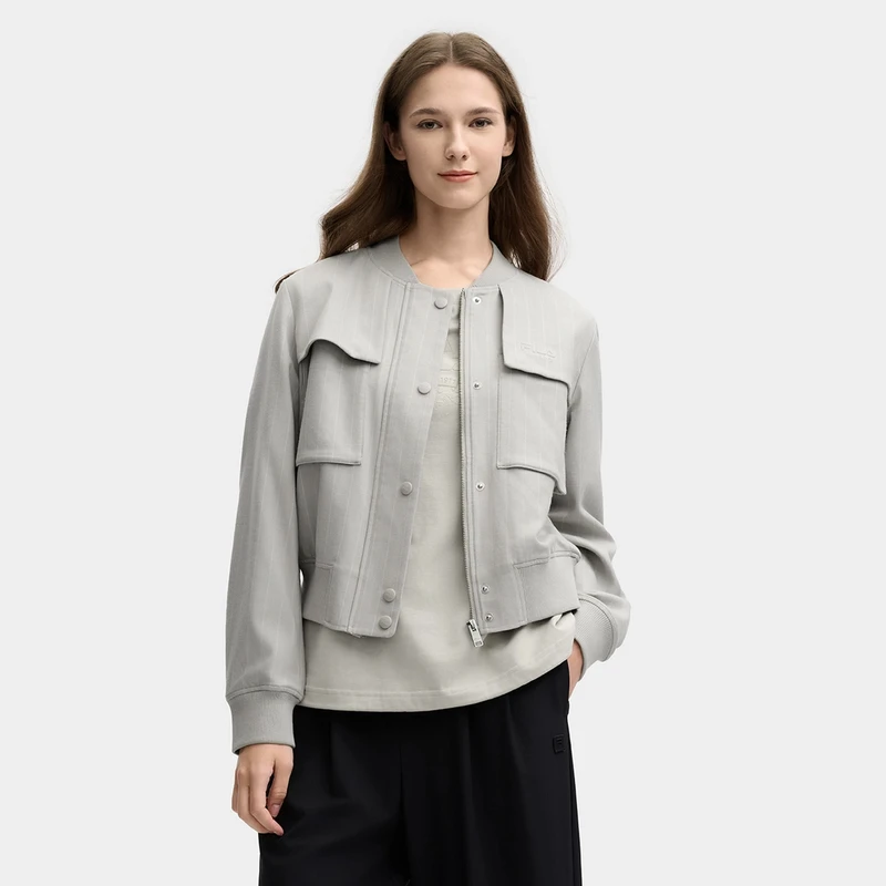 Fila/斐乐【欧若风】女装时尚高级运动百搭显瘦休闲外套F11W515703F