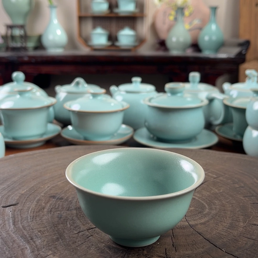 仿古青绿釉压手1111