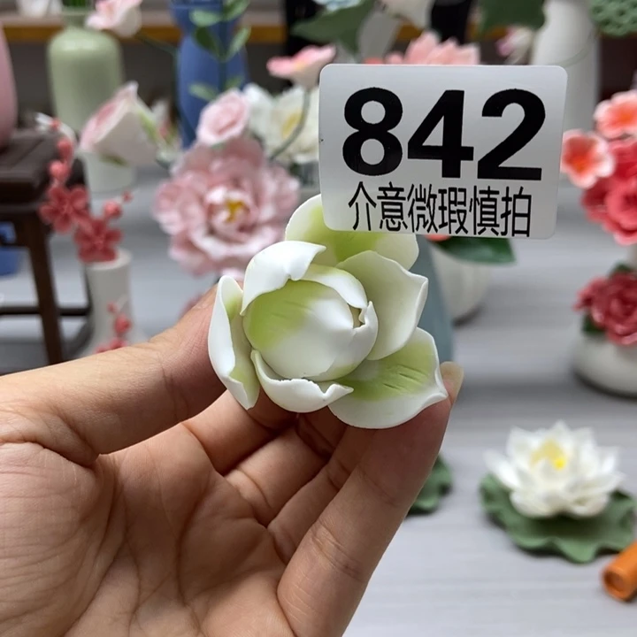 陶瓷手工制作陶瓷花