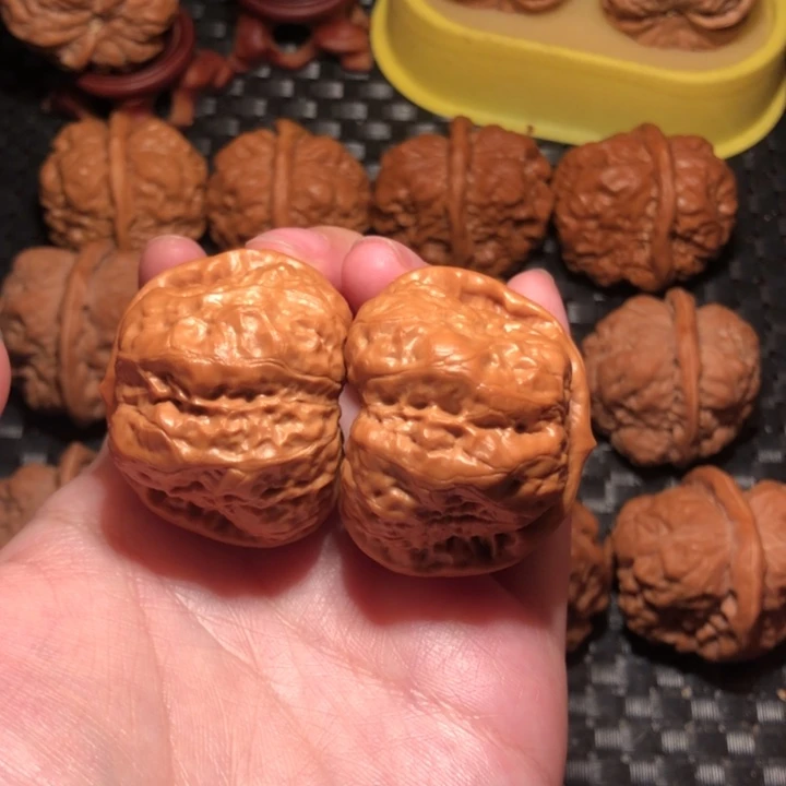 把件文玩核桃40蛙饼