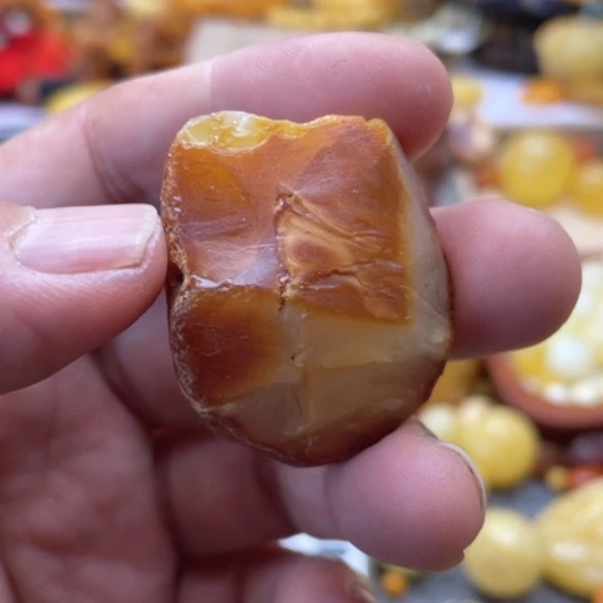 未镶嵌蜜蜡手串吊坠