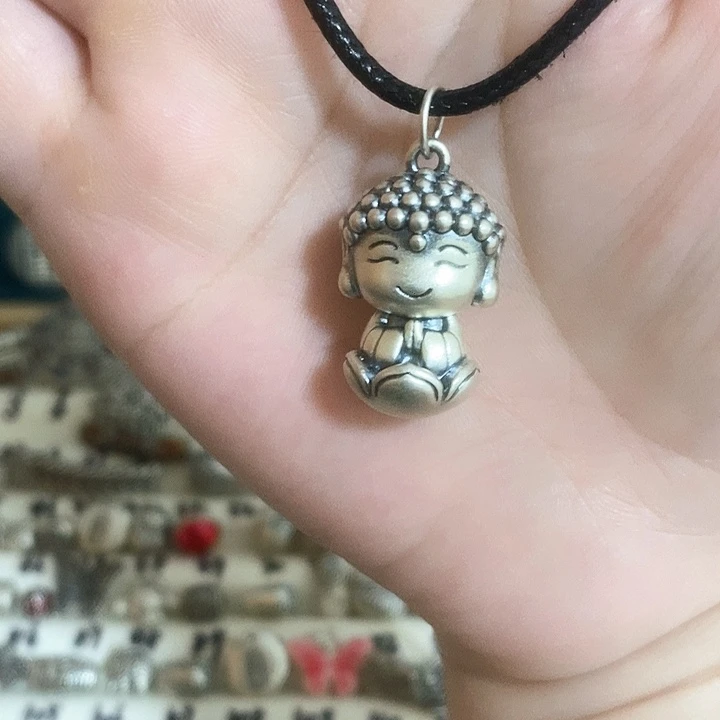 无吊坠足银足银999佛