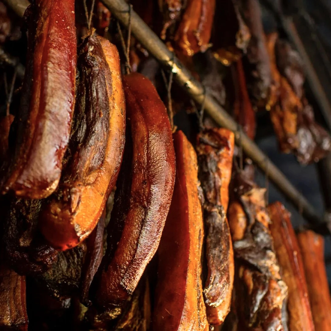 威宁高山土猪腊肉一物一拍