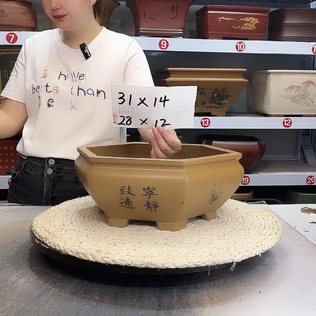 紫砂花盆紫砂花盆