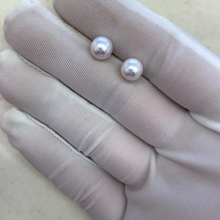 淡水珍珠耳饰未镶嵌定制