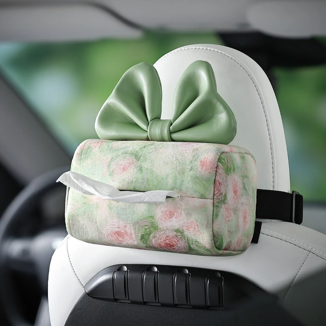 莫奈青野汽车纸巾盒椅背挂式抽纸盒扶手箱纸巾包车载装饰用品大全