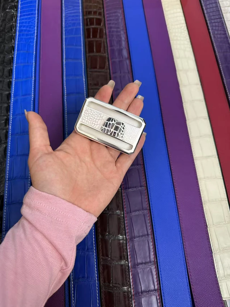 单扣头链接   925肚纹盒子扣头-建