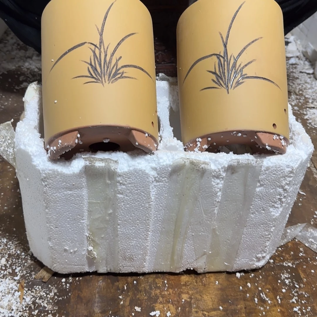 紫砂花盆口径14.18口径