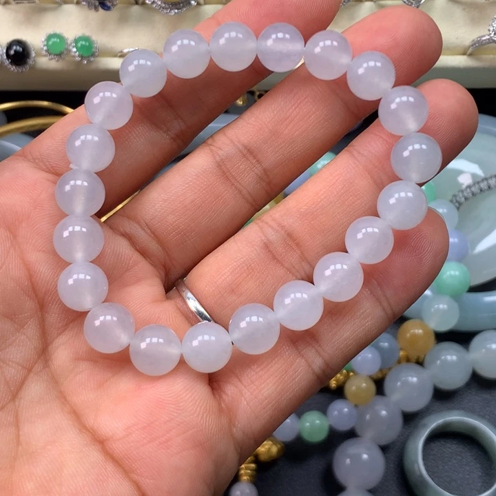 翡翠未镶嵌手链卡10