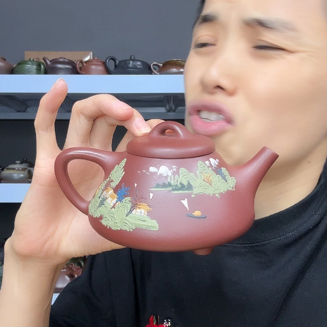 茶壶紫砂民间手艺人全手工制作