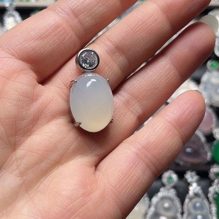 玛瑙/玉髓合金挂件