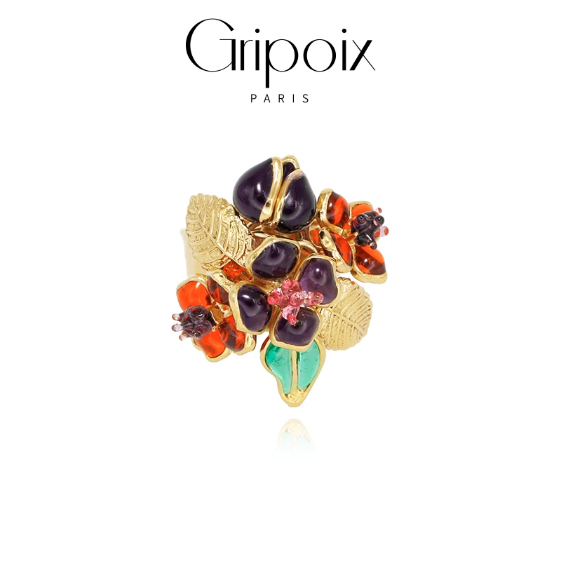 AZLOOK 戒指【法国进口】 Gripoix paris 杜乐丽花园系列戒指