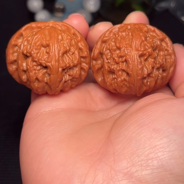 把件文玩核桃白狮子42