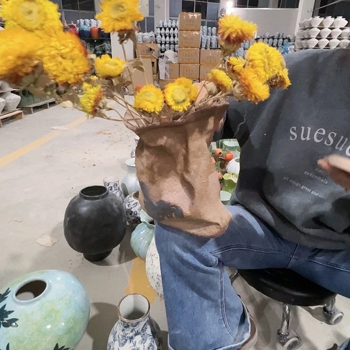 摆件陶景德镇陶瓷花瓶工厂
