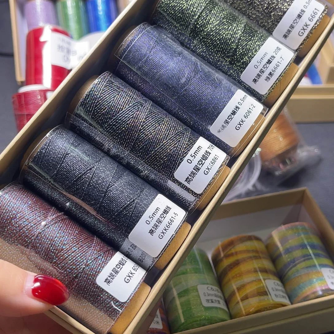 0.5高端星空蜡黑色系6色套盒看图发货