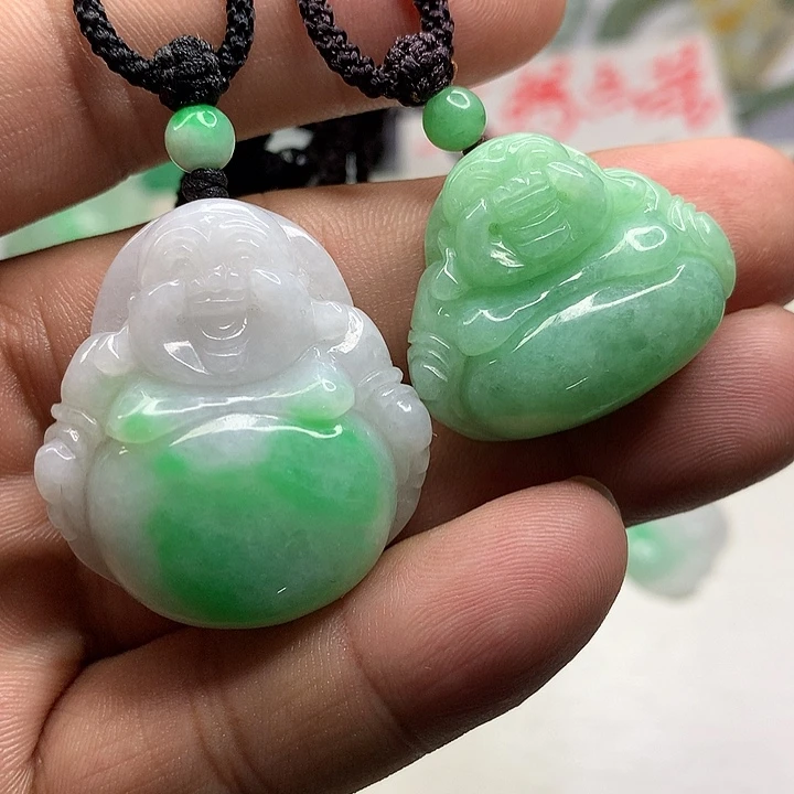灵***馨翡翠未镶嵌吊坠(赠链)