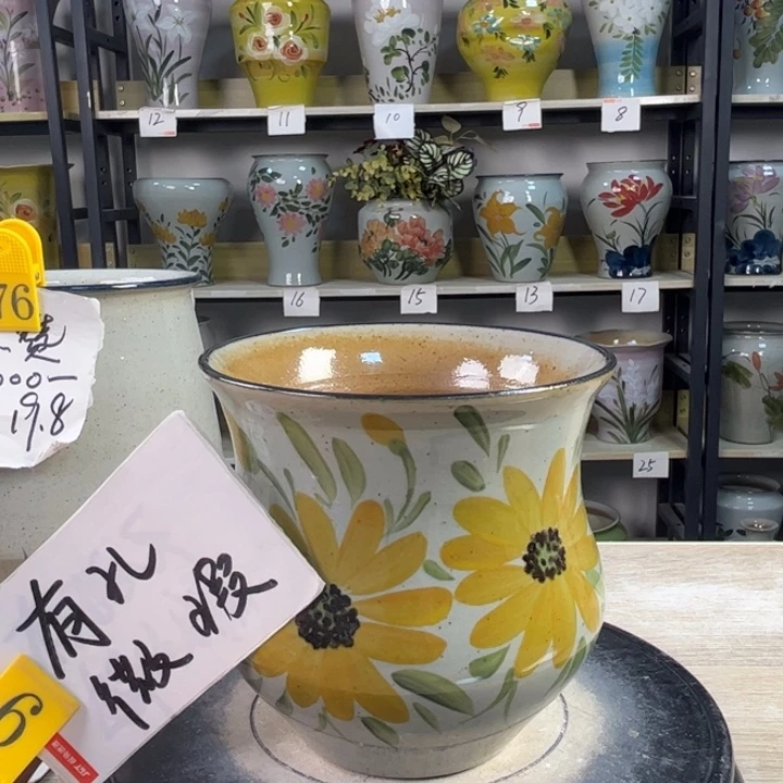 罐1tc景德镇陶瓷花盆