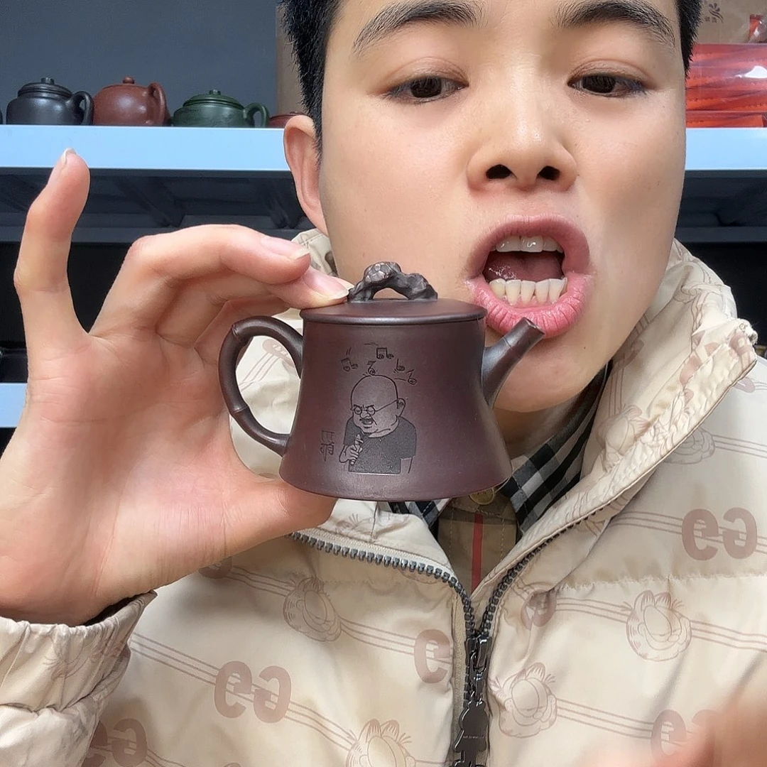 紫砂茶壶民间手艺人全手工制作