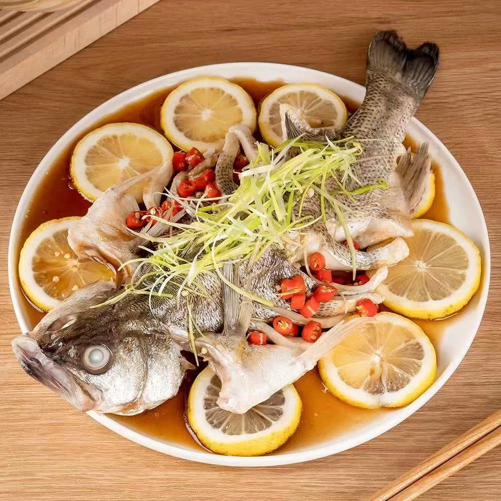 A3（去鳞 去腮 去内脏）到手6条 三去免处理 速冻鲈鱼