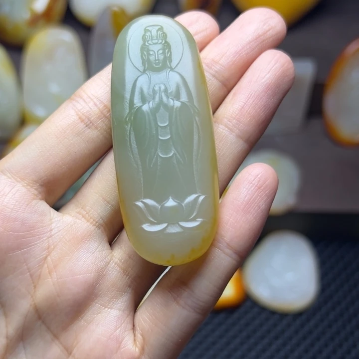 晚***5颈饰未镶嵌和田玉